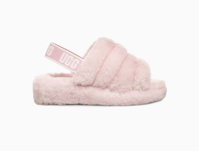 UGG Fluff Yeah Slides for Womens - Seashell Pink India